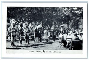 c1950's Indian Dancers Frank Philips Ranch Woolaroc Oklahoma OK Vintage Postcard