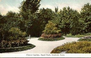 Iowa Keokuk Rand Park Flower Garden