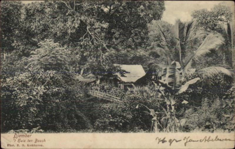 Indomesia - Djember Huis ten Bosch c1905 Postcard