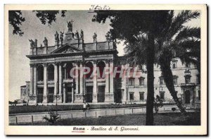Old Postcard Roma Basilica Di S Giovanni