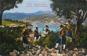 Croatia Gruž Gravosa Dubrovnik national costumes vintage postcards