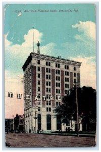 c1910's American National Bank Theater Pensacola Florida FL Antique Postcard