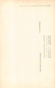 Movie Star British Theater film actor Tom Walls Portrait RPPC postcard B835