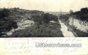 Canyon, City Park - Kansas City, Missouri MO Postcard