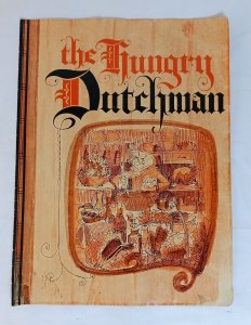 Vintage Menu The Hungry Dutchman Denver Colorado 1960s