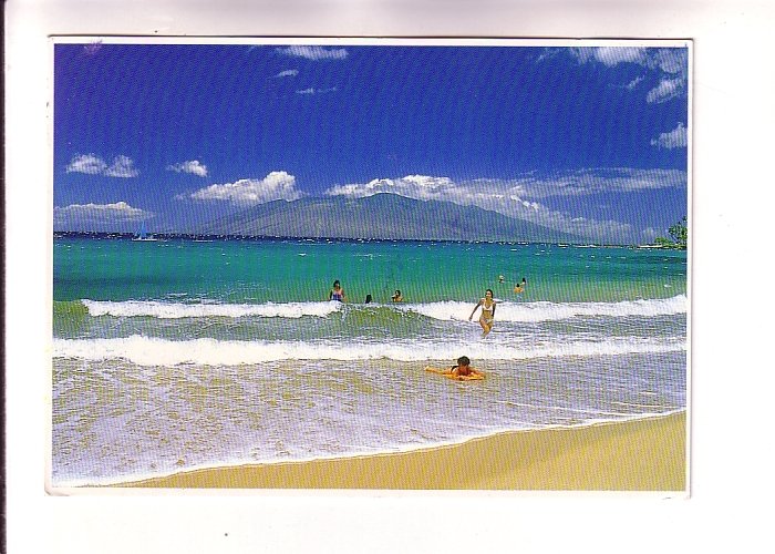 People Swimming, Wailea Beach, Maui, Hawaii, Used 1993