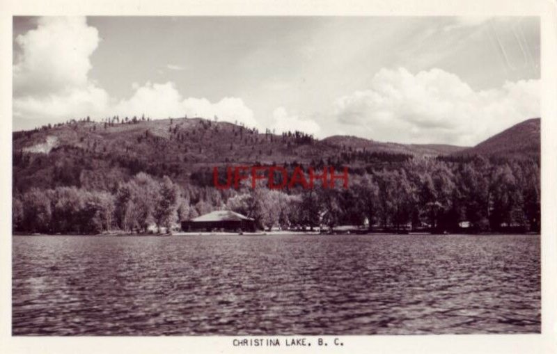 RPPC - CHRISTINA LAKE, BRITISH COLUMBIA, CANADA