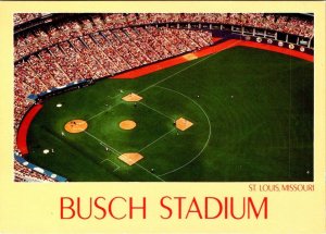 St Louis, MO Missouri  BUSCH STADIUM~Cardinals Baseball Game  4X6 Postcard