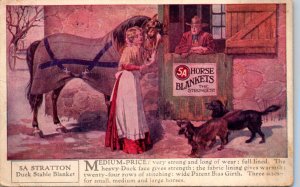 Horses Stratton Horse Blankets 1910