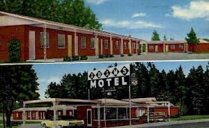 Adams Motel - Dothan, Alabama AL Postcard