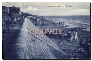 Old Postcard Chatelaillon La Plage