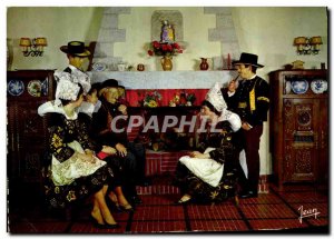 Postcard Modern Brittany Caps and d & # 39Elliant Costumes Folklore And The S...