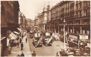 BR81671 regent street london double decker bus real photo   uk