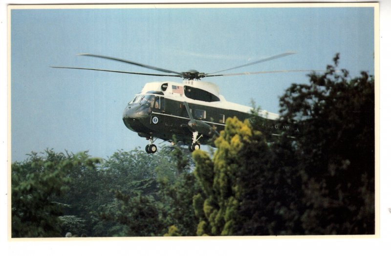 The Presidential Helicopter, Windsor, England, 1982, US Flag