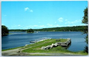 M-42877 Picnic grounds and landing on the Bagaduce River Brooksville Maine