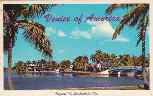 Florida Fort Louderdale Bridges Waterways And Homes In Fort Lauderdale