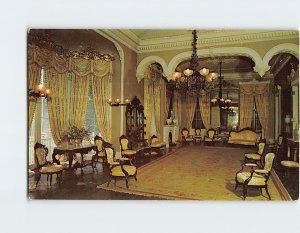Postcard Foot ball room, Palatial Stanton Hall, Natchez, Mississippi