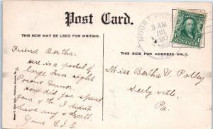 MT POCONO, PA Pennsylvania The MONTANESCA HOTEL   1907 Postcard