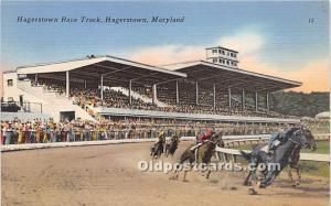 Hagerstown Race Track Hagerstown, Maryland, MD, USA Horse Racing Unused 