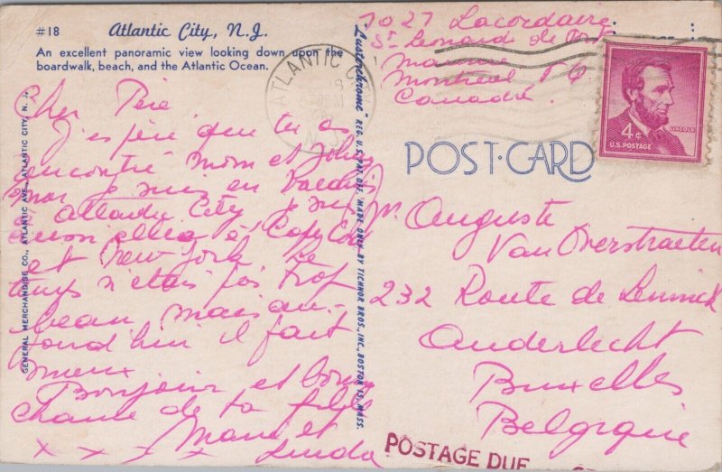 USA Atlantic City New Jersey Chrome Postcard 09.73