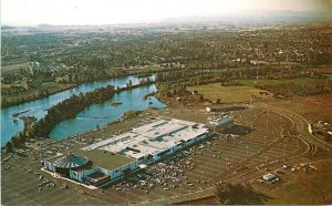 Postcard 1960s Oregon Eugene Valley River Airview Potter manufacturing 22-12461