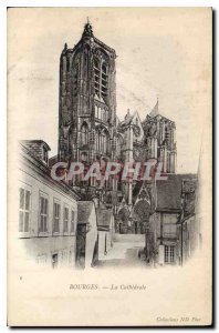 Old Postcard Bourges La Cathedrale