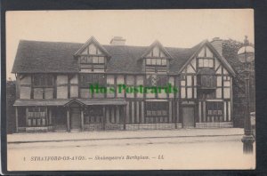 Warwickshire Postcard - Shakespeare's Birthplace, Stratford-On-Avon SW2936