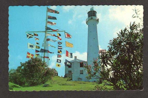 Gibbs Hill Lighthouse SOUTHAMPTON BERMUDA Postcard PC