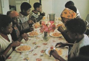 Pestalozzi Children's Village Trust Nigerian British Group 1980s Postcard