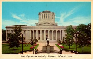 Ohio Columbus State Capitol Building and McKinley Memorial