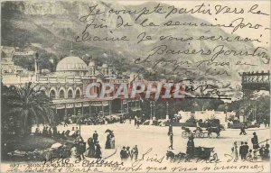 Old Postcard Monte Carlo Cafe de Paris