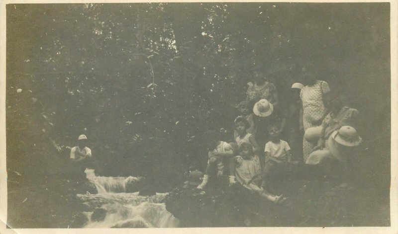 Belgian Congo real photo colonial family social history 