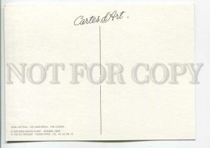 484266 1989 year FRANCE Jean Cocteau lovers postcard