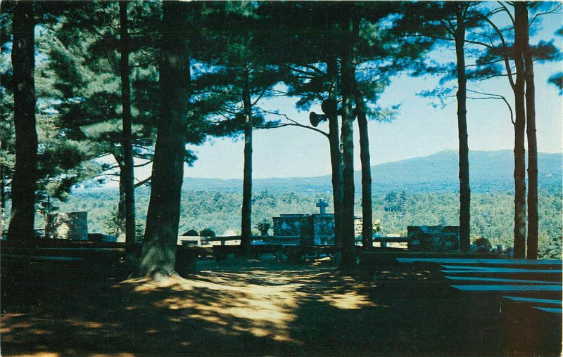 Postcard Cathedral Of The Pines, All People May Whorship, Rindge, NH