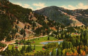 New Mexico Red River The Red River Pass From Buffalo Trail 1944 Curteich