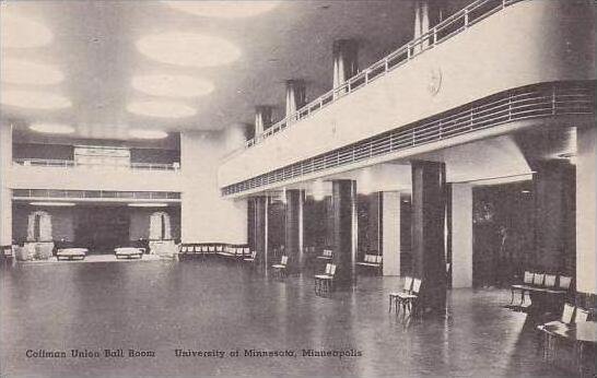 Minnesota Minneapolis Coffman Union Ball Room University Of Minnesota Albertype