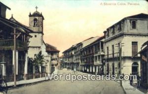 Panama Panama Street in Colon 