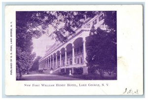 1905 New Fort William Henry Hotel Lake George NY Castleton NY PMC Postcard