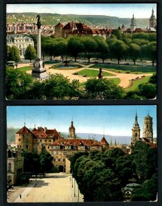 #792 Stuttgart, Atles Schlob,Schlobplatz Kunstkarte No.606 622, Stamps Beethoven