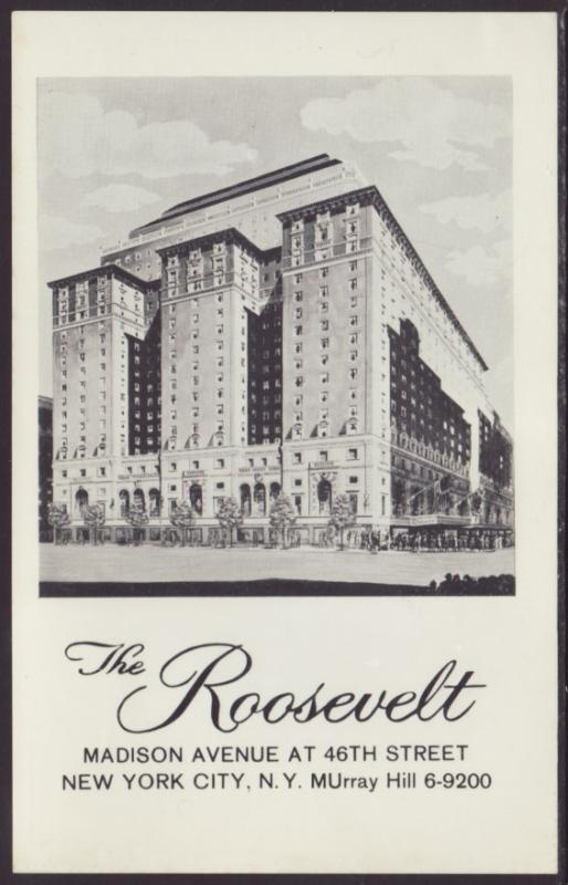 The Roosevelt Hotel,New York,NY