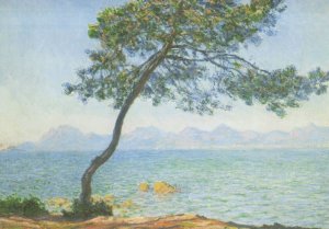 Claude Monet Old Fort At Antibes Courtauld Gallery Painting Postcard