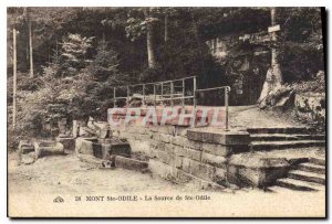 Old Postcard Mont Sainte Odile The Sainte Odile Source