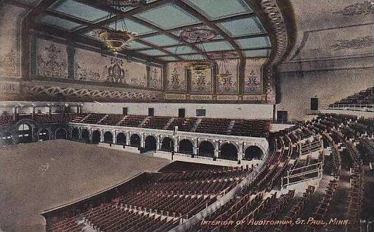 Minnesota St Paul Interior Of Auditorium