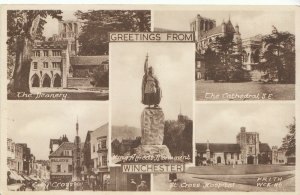 Hampshire Postcard - Views of Winchester   ZZ1520