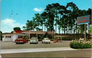 Vtg 1970's Jeffs Restaurant Old Cars Homerville Georgia GA Roadside Postcard