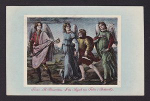 ITALY, Vintage postcard, Art, Posted