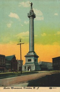USA Battle Monument Trenton New Jersey Vintage Postcard 08.91