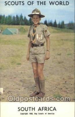 South Africa Boy Scouts of America, Scouting Copyright 1968 Unused 