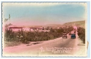 1911 Agua Caliente Hotel Casino Main Road Tijuana Mexico RPPC Photo Postcard