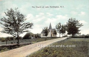 The Church - Lake Huntington, New York NY Postcard
